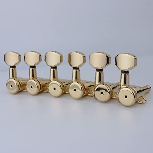 VUBLY 1 ensemble d’accordeurs verrouillables pour guitare électrique, têtes de machine d’accordeurs dorés, noirs… - Les Beatles, Paul McCartney, John Lennon, RIngo Starr, George Harrison VUBLY 1 ensemble d'accordeurs verrouillables pour guitare électrique, têtes de machine d'accordeurs dorés, noirs… – Image 4