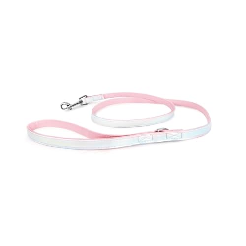 Record, Tokyo Dog and Cat Leash, Made of Faux Leather with Iridescent Finish on the Outside, Size M, Length 120cm