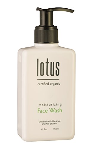 JULY 12 DISCOUNT: Lotus Pure Organics: Natural Facial Cleanser Anti-Aging and Skin Brightening Face Wash. No Harmful Chemicals Added. Enriched with Black Tea, Rice Protein, and Vitamin E