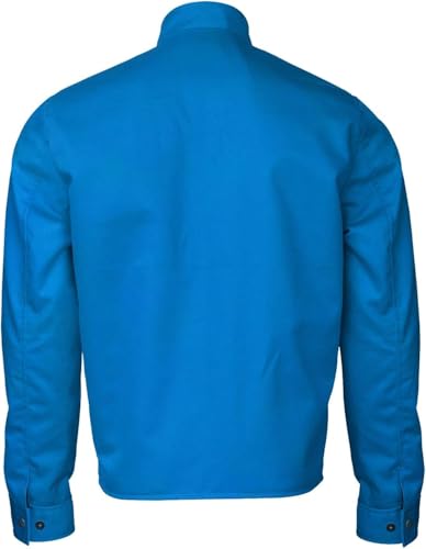 Men's Speed Biker Red & Blue Cotton White Stripes Bomber Jacket - Casual Stylish Vintage Cafe Jacket Men3