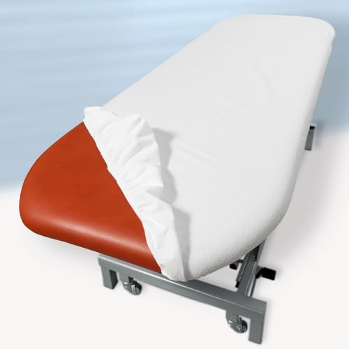 Spannbezug Massageliege-Kopfstütze, Baumwolle, 30 x 40 cm, weiß 6 Dr Güstel Waschfaserlaken ® PRO SELECT Spannbezug ölresistent PU + Frottee 1 Stück weiss 70x190x10 cm für die Behandlungsliege Massageliege Kosmetikliege STANDARD 100 by OEKO-TEX® zertifiziert