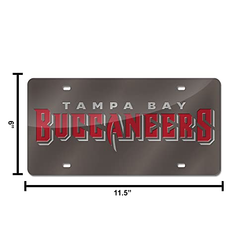 image for Rico Industries NFL Tampa Bay Bucaneers Laser Cut Inlaid Standard Chro