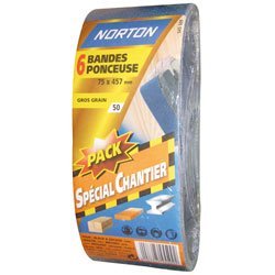 BANDA DE TELA 75X457 GRANO 80 NORTON R228 - NORTON COMBOS