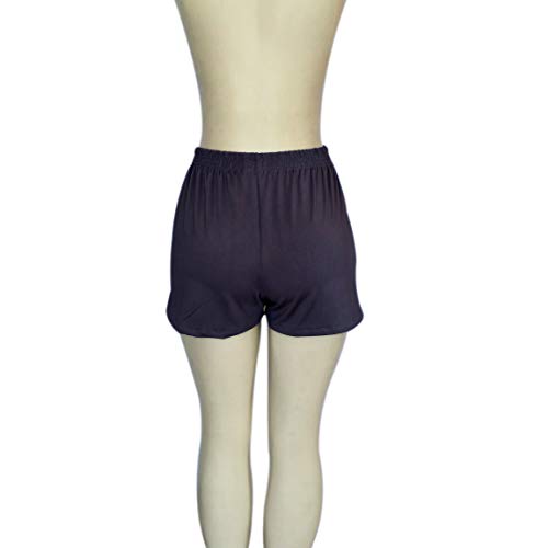 Short Feminino Curto Soltinho de Suplex (Liso ou Estampado) - PP(38) ao GG(46) (05A - Cinza Escuro,
