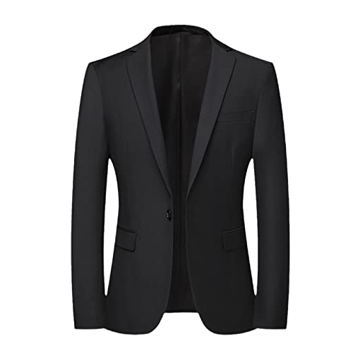 Blazer de travail pour réunions d'affaires et sorties veston noir taille L
