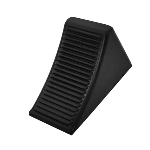 MOLUCKFU Cuneo Per Ruote in Gomma Antiscivolo, Blocco Di Bloccaggio Triangolare Compatto Per Auto, Camper e Motociclette, Sicurezza Su Salite e Pendii