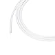 Rebower Silikonschlauch Lebensmittelecht 0.5mm ID x 2mm OD, 2 Meter Kondensatschlauch, Transparenter Wasserleitung für Pumpen, Siphons, Entwässerung, Bewässerung