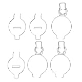 TOYANDONA 3 Stück Edelstahl Verschlussclips für Einmachgläser mit Silberner Oberfläche Verschleißfest und Einfache Bedienung für Aufbewahrungsgläser in Küche