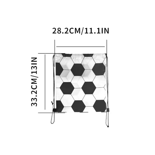 4Pack Soccer Drawstring Backpack Bags,Portable Soccer Sports Theme Gift Bags for Birthday Party 5