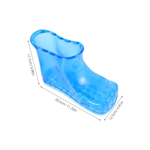 Zapatos spa para pies con baño relajante PVC azul miniatura 2