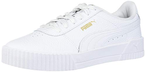Image of Puma Women's Carina Sneaker, White White, 7 M US