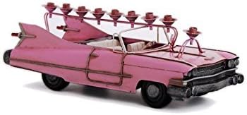 Menorah 1959 Pink Cadillac Convertible for Chanukah Hannukah