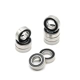 1PC SR188 RS CB 6.35x12.7x4.762mm ABEC-7 Acier inoxydable Mixte Céramique Bout des doigts...