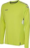 hummel tech move jersey l/s uomo, verde (evening primrose), xl