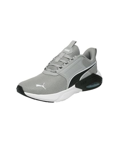 Puma X-Cell Nova FS, Unisex-Straßen-Laufschuhe, Echo-Grau/Schwarz/Hellblau, Größe 39, Echo-Grau Puma Schwarz, Vibrationsblau, 39 EU… – Ansicht 1