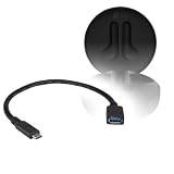 BoxWave Cavo compatibile con LG Tone Free FN4 (HBS-FN4) - Adattatore di espansione USB, aggiunge hardware collegato USB al tuo telefono