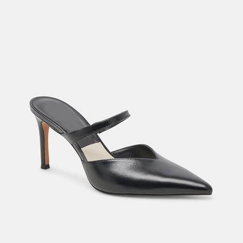 Image of Pointed Toe Heels for Women Slip on Pumps Pointy Stiletto Heels Dressy Sexy Fashion Leather Pumps