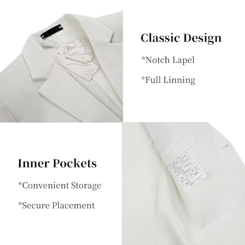 Men's Casual Blazer Suit Jackets Slim Fit Sport Coat Single Breasted Suit Blazers Dinner Party Prom3