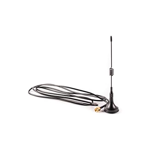 Shopcorp 433 MHz Unity Gain Omni, 6 Inches Antenna with Magnetic Base and Male SMA Connector Antenna Kit – Impedance 50 Ohms Garage Gate Door Opener Antenna Cover