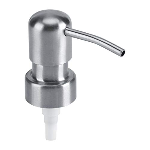 Soap Pump, Durable 304 Rust Proof Stainless Steel, 2.5 cm/1.0inch Bottles, Brushed Finish, for Kitchen and Bathroom Soap Dispenser