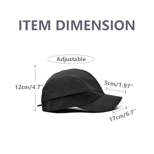 Visera deportiva ligera de secado rápido cuello caqui miniatura 7