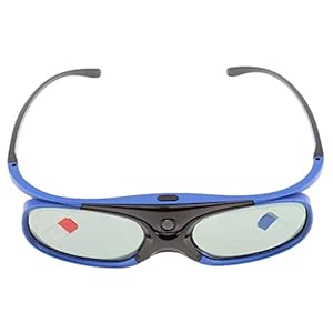 Baoblaze durchsichtig HD 144 Hz 3D Shutter Brille für 3D DLP Projektoren,