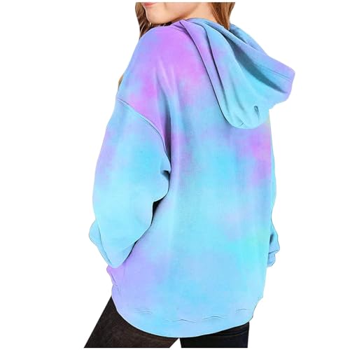 Hoodies for Teen Girls Trendy Oversized Pullover Sweatshirts Cute Long Sleeve Preppy Sweatshirt Tween Girl Clothes2