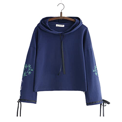 TienNew Sweat Femme à Capuche Anime Sweatshirt Pull Manches Longues, Sweat à Capuche Imprimé Lapin Mignon Haut pour Femme Cover