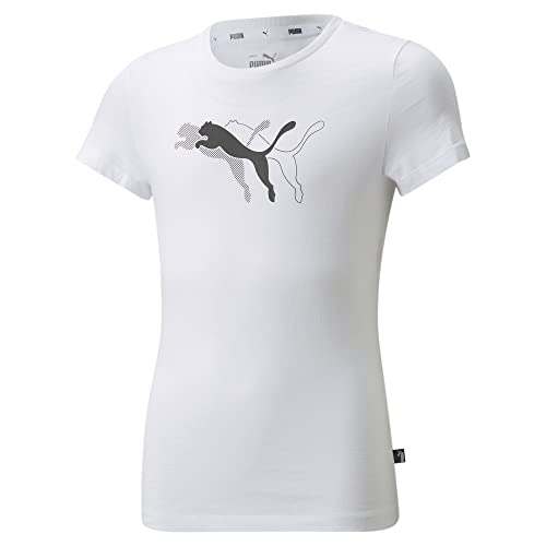 Image of Puma Girl's Letter Print Regular Fit T-Shirt