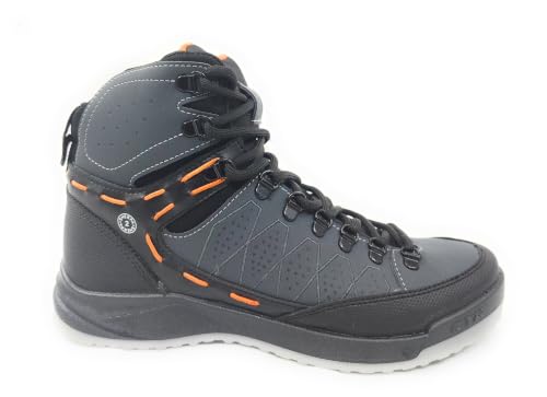 Image of ADD GEAR CTR - Trekking Waterproof Lightweight High Ankle Shoes Anti-Skid Hiking, Sahyadri Mountain Boots for Men and Women in Action Sherpa-2 (Cement)