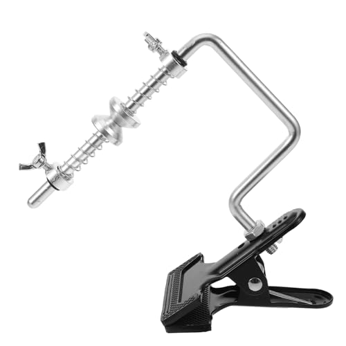 Hemoton Fishing Line Spooler Clip-on Bobbin Winder Compact Lightweight Metal Winder for Reels