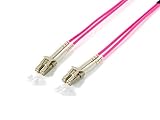 Equip LWL Patchkabel LC->LC 7.50m Multimode Duplex OM4 Viol Polybeutel