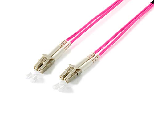 EQUIP 256515 Cable DE FIBRA OPTICA 7,5 M LSZH OM4 LC Rosa