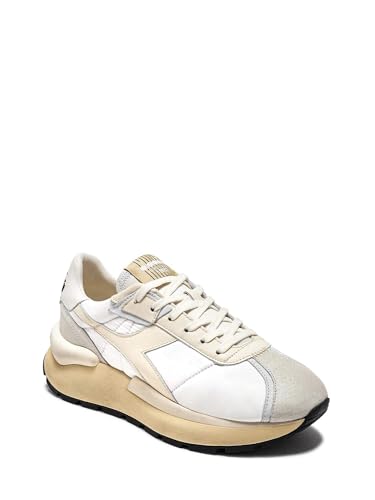 Baskets Mercury Elite Diadora en mesh et cuir pour un style running rétro