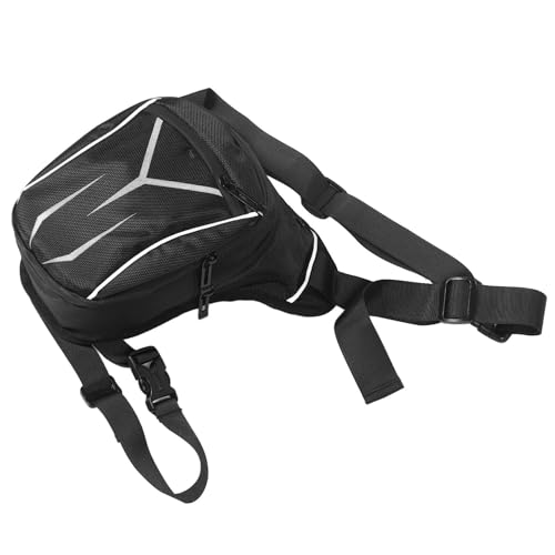 Healeved Riñonera Ajustable, de Tela Oxford Resistente Multifuncional para Motocicleta y Ciclismo Adecuado para Hombres en Deportes al Aire Libre