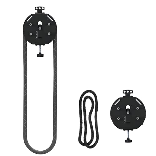 Endless - Equipo de entrenamiento de cuerda colgante con resistencia ajustable para agarre, brazos, espalda y entrenamiento de coordinación