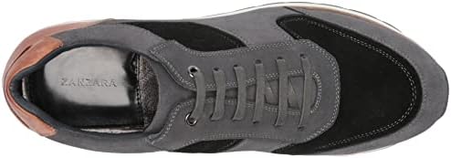 Zanzara Men's Wade Sneaker, Grey, 8.5 | Image 4