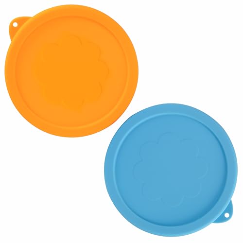 Image of LUVCOSY 7 Cup Silicone Replacement Lids Storage Cover for Pyrex 7402-PC Glass Bowls (Container not Included) 2 Pack Microwave, Dishwasher and Freezer Safe
