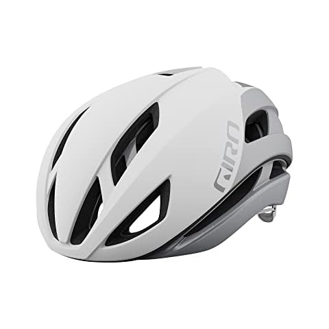 Giro Eclipse Spherical Adult Road Cycling Helmet - Matte White/Silver, Medium (55-59 cm) Cover