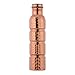 Pure Copper Water Bottle, Hammered Seamless, UNLINED, UNCOATED and LACQURED-FREE, 1000 Ml (33.81 Fl Oz) Capacity For Ayurveda Health Benefits