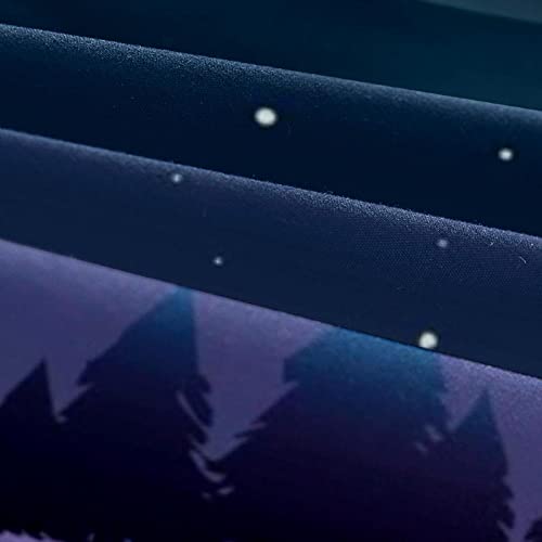 Parure de lit Star Night Tree en housse de couette douce haute densité premium - 6