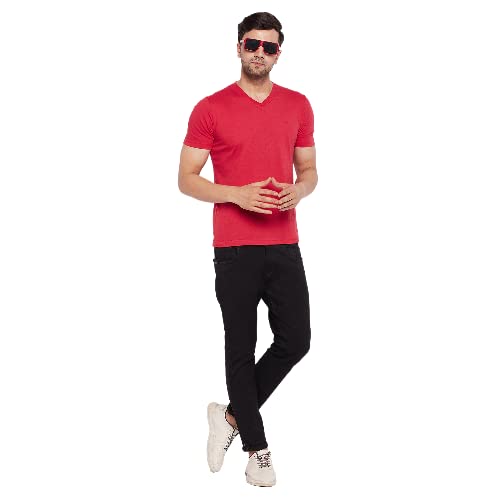 Image of Orewa Men Men's Solid Regular Fit T-Shirt