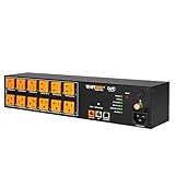 WattBox® 820 Series 20Amp Power Conditioner with 12 Metered & Individually IP Controlled Outlets (WB-820-IPVM-12)