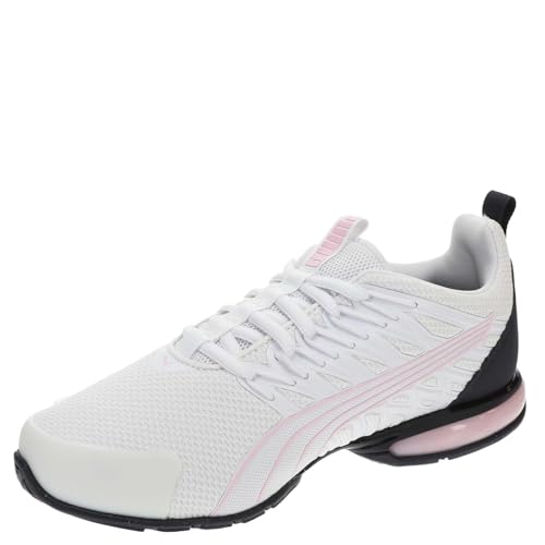 PUMA Women's Voltaic Evo Cross Training Shoes, White-Rose Mauve AH25, 9