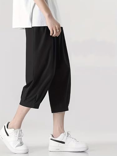 Image of Lymio Men Shorts || Three Quarter Pant for Men || 3 /4 Casual Cotton Shorts (Short-46-49)