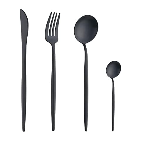 Buyer Star 16-Piece Matte Cutlery Set Cover
