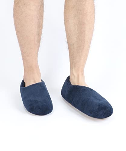 Image of Keyela Unisex Gripper Slipper Socks, Fleece Lined Winter House Slippers | Plush fuzzy warm indoor winter footwear Universal winter sock slippers fit men and women