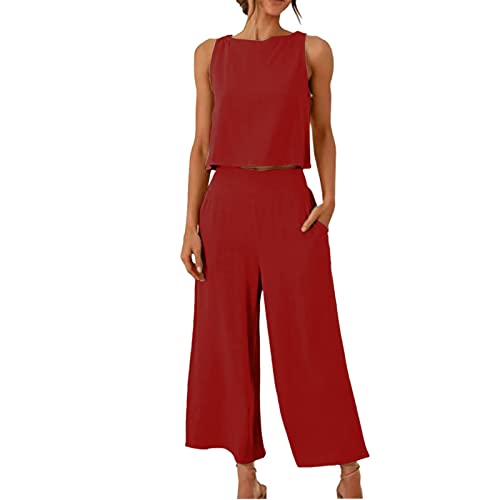 Traje de lino monocolor premium de dos piezas con sofisticada tira de botones 5