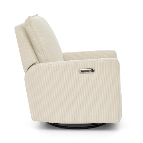 Image of Delta Children - babyGap Harlowe Power Recliner, Almond | Power Recliner with USB-A and Type-C Ports, Greenguard Gold Certified, Stain-Resistant Fabric, Oeko-TEX 100 Certified