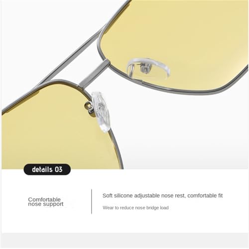 UV400 Polzrized Sunglasses Parallel Bar Frame Adjustable Outdoor Decoration Anti UV Sunglasses4